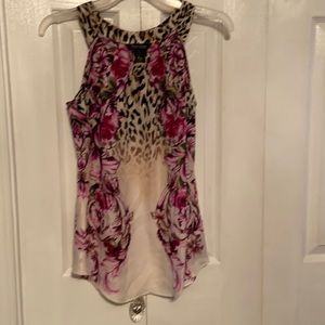 Sleeveless silk blouse XS